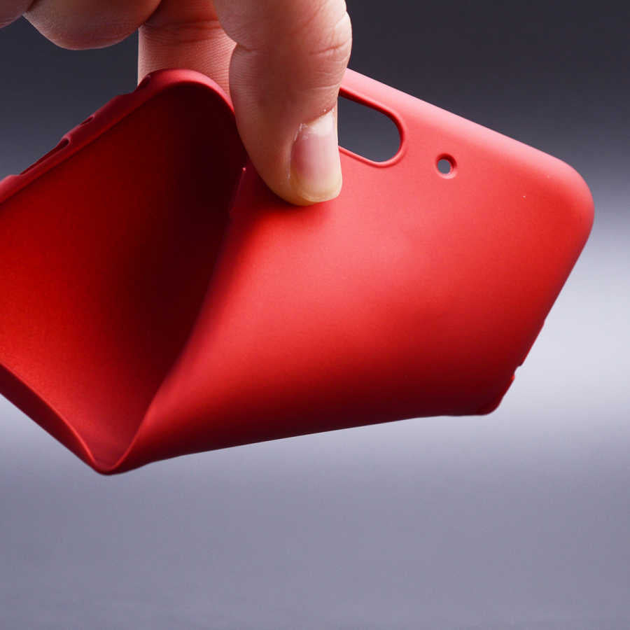 Asus Zenfone 4 Max ZC520KL Kılıf Zore Premier Silikon Kapak Kırmızı