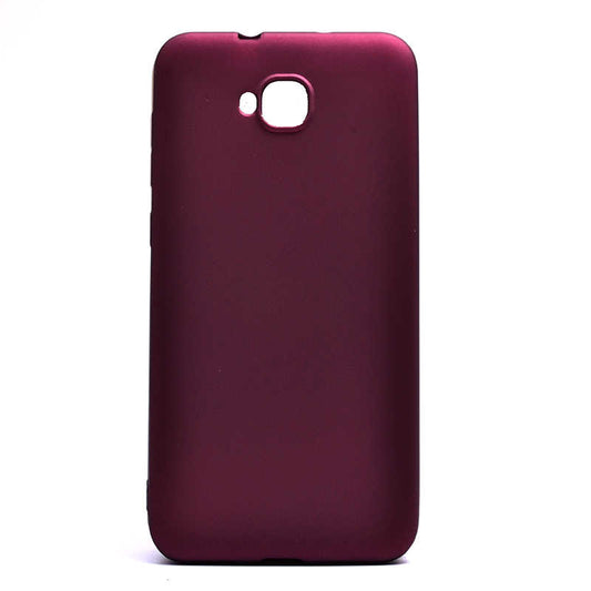 Asus Zenfone 4 Selfie ZD553KL Kılıf Zore Premier Silikon Kapak Mürdüm