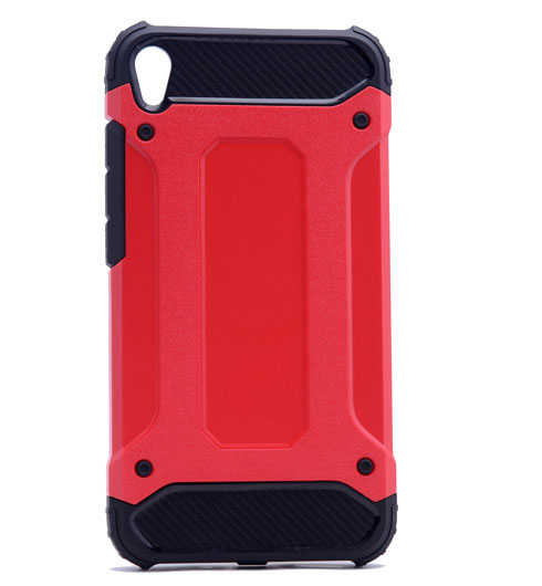 Asus Zenfone Live ZB501KL Kılıf Zore Crash Silikon Kapak Kırmızı