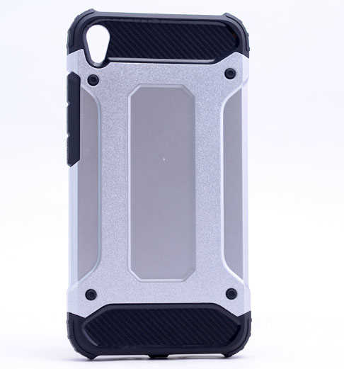 Asus Zenfone Live ZB501KL Kılıf Zore Crash Silikon Kapak Gri