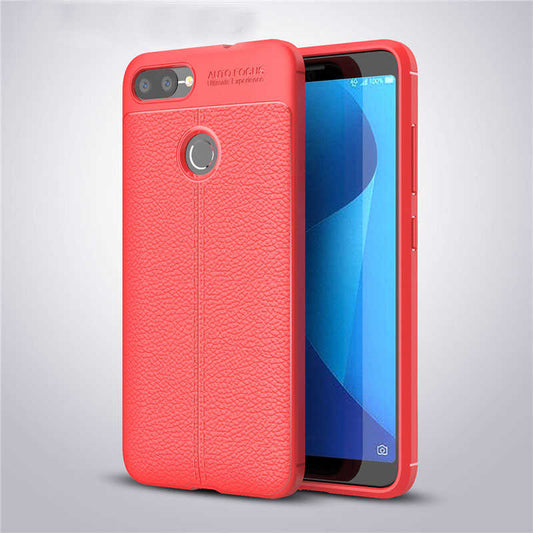 Asus Zenfone Max Plus (M1) ZB570TL Kılıf Zore Niss Silikon Kapak Kırmızı