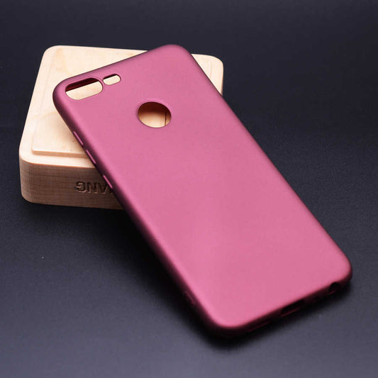 Asus Zenfone Max Plus (M1) ZB570TL Kılıf Zore Premier Silikon Kapak Mürdüm