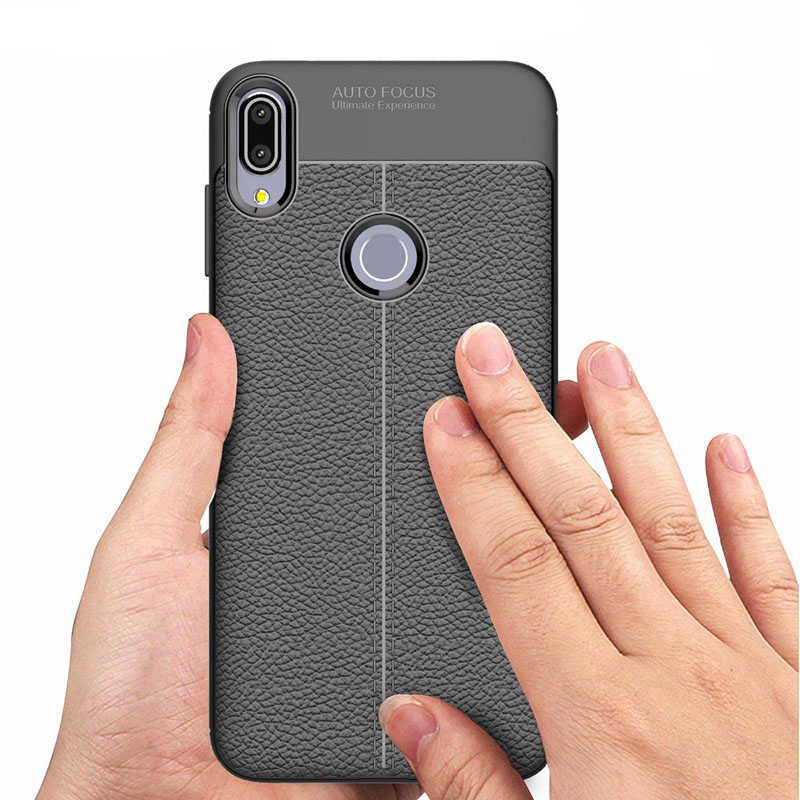 Asus Zenfone Max Pro ZB602KL Kılıf Zore Niss Silikon Kapak Gri