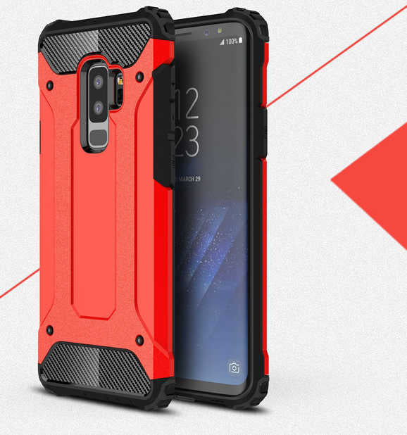 Galaxy S9 Plus Kılıf Zore Crash Silikon Kapak Siyah