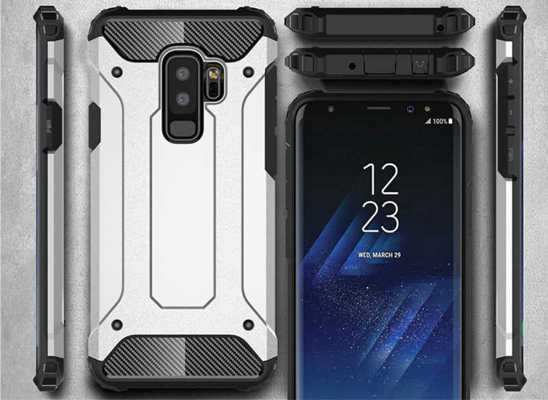 Galaxy S9 Plus Kılıf Zore Crash Silikon Kapak Siyah