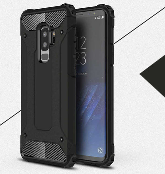 Galaxy S9 Plus Kılıf Zore Crash Silikon Kapak Siyah