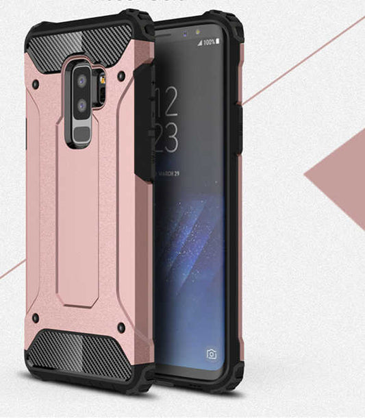 Galaxy S9 Plus Kılıf Zore Crash Silikon Kapak Rose Gold