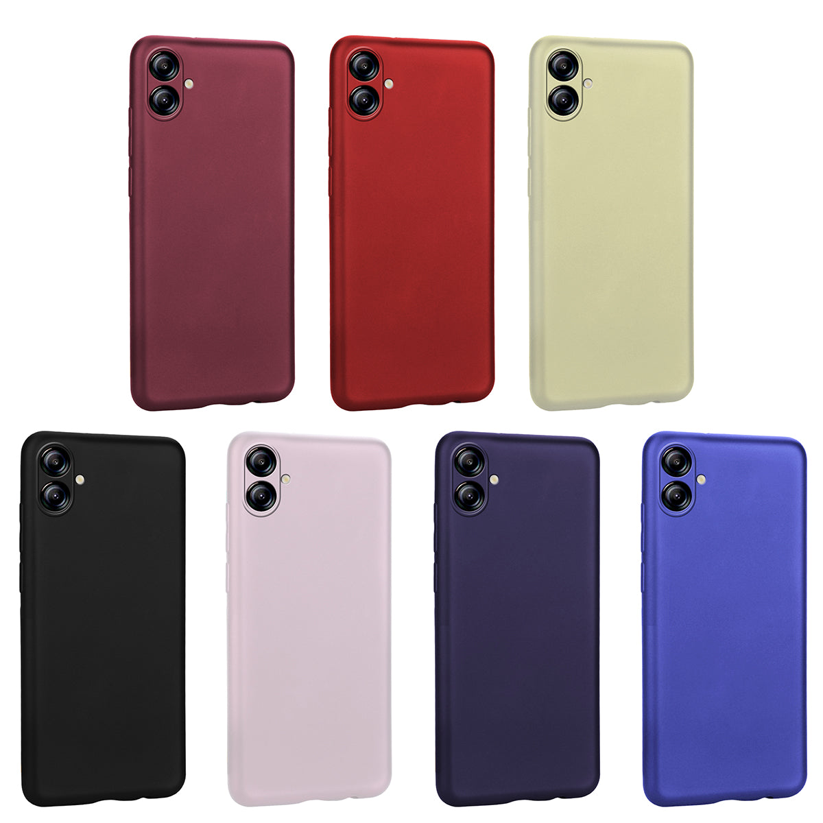 Galaxy A04E Kılıf Zore Premier Silikon Kapak Rose Gold