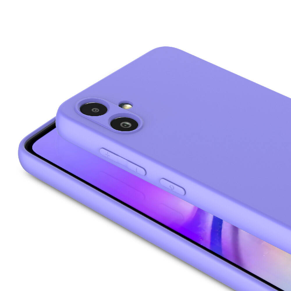 Galaxy A05 Kılıf Zore Mara Lansman Kapak Koyu Mor