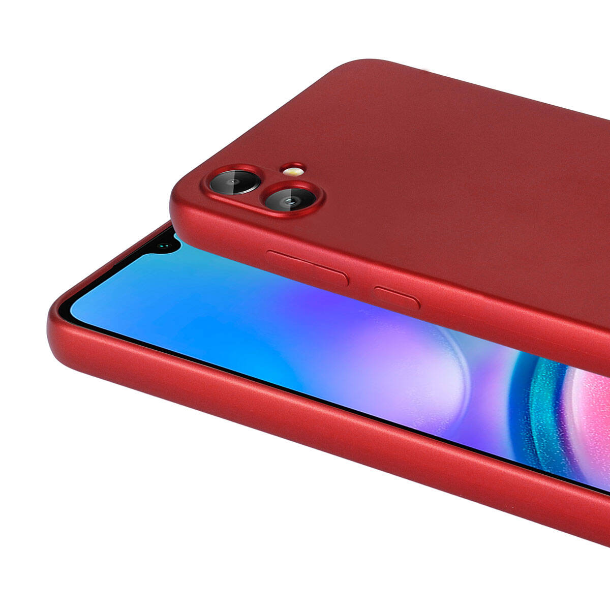 Galaxy A05 Kılıf Zore Premier Silikon Kapak Rose Gold