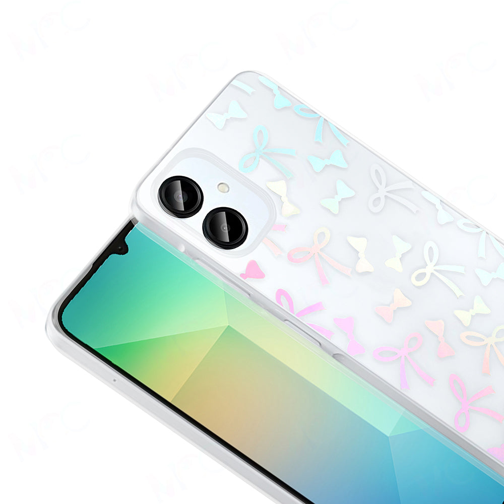Galaxy A06 Kılıf Şeffaf Figürlü Zore Folk Sert Kapak Fiyonk