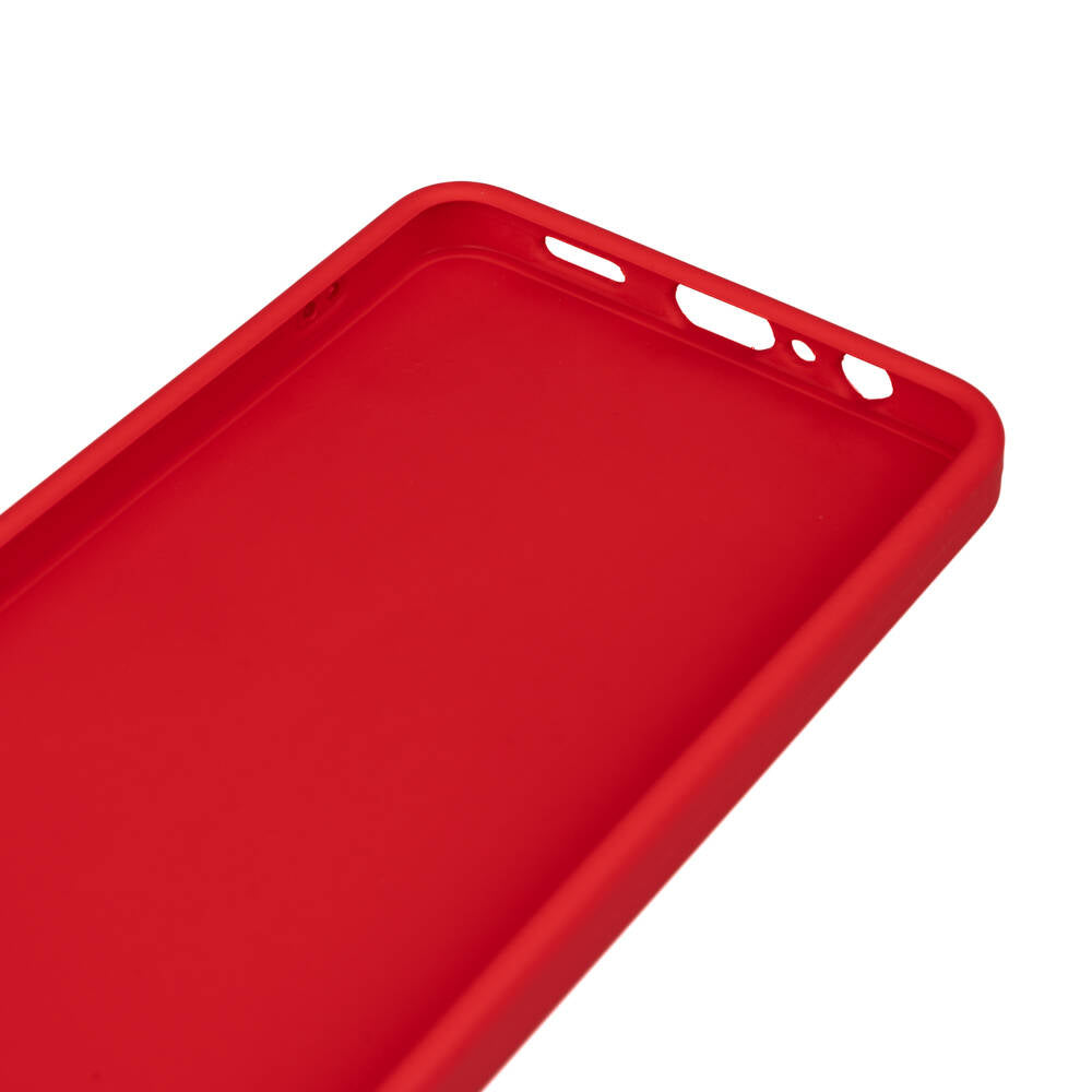 Galaxy A06 Kılıf Zore Biye Silikon Kırmızı