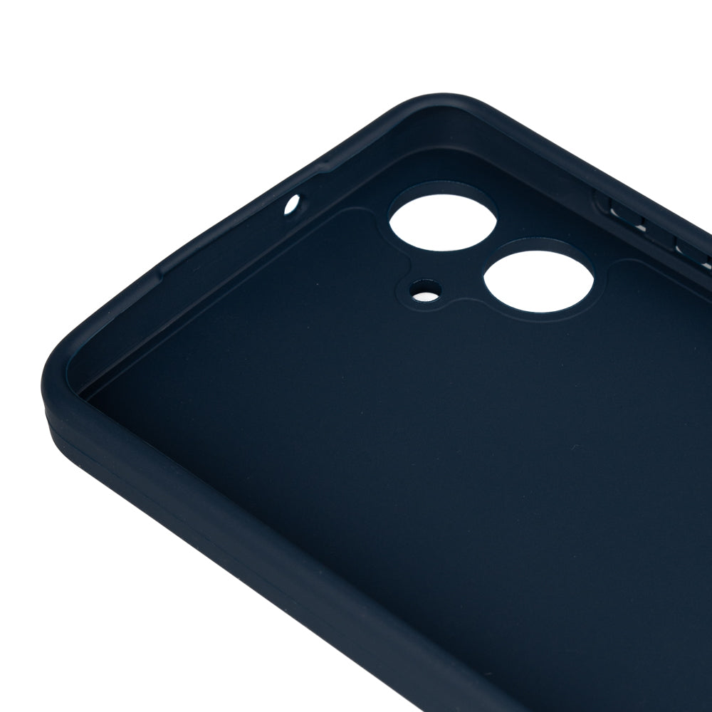 Galaxy A06 Kılıf Zore Biye Silikon Mavi