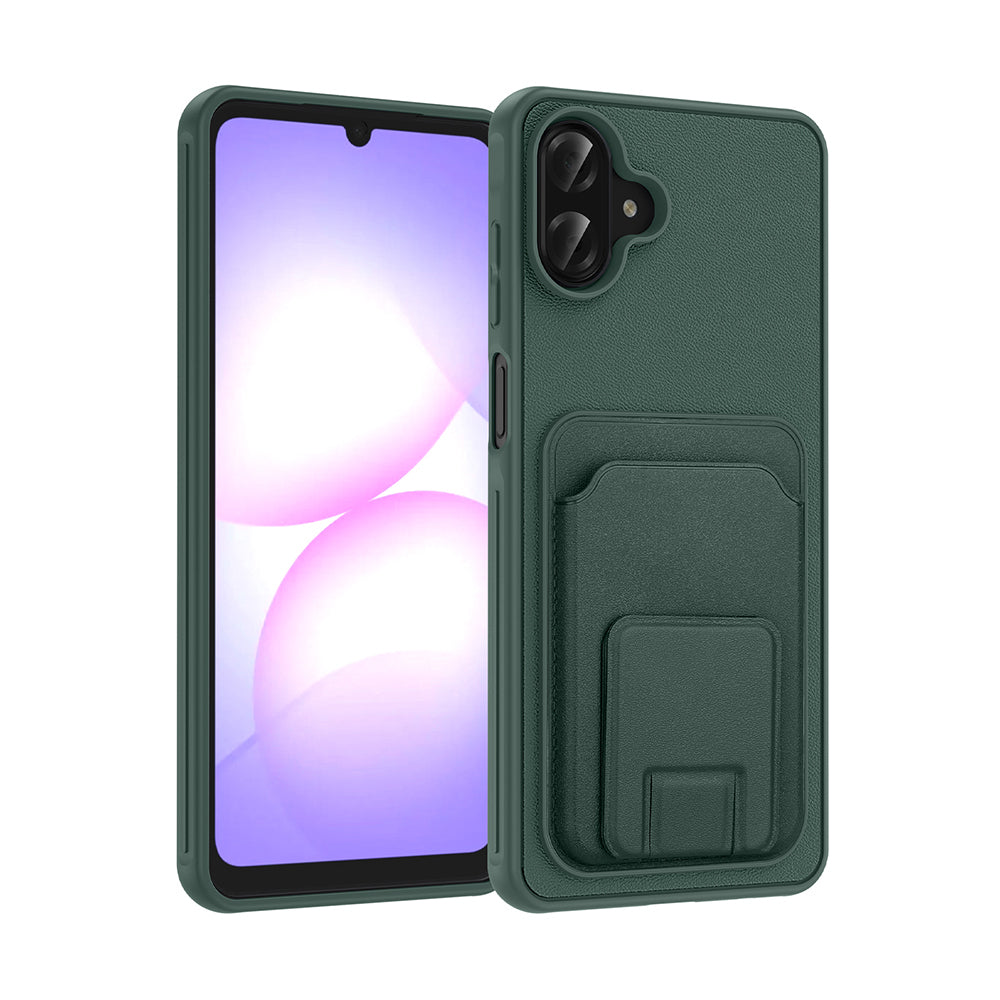 Galaxy A07 Kılıf Kartlıklı TPU Zore Bikart Kapak