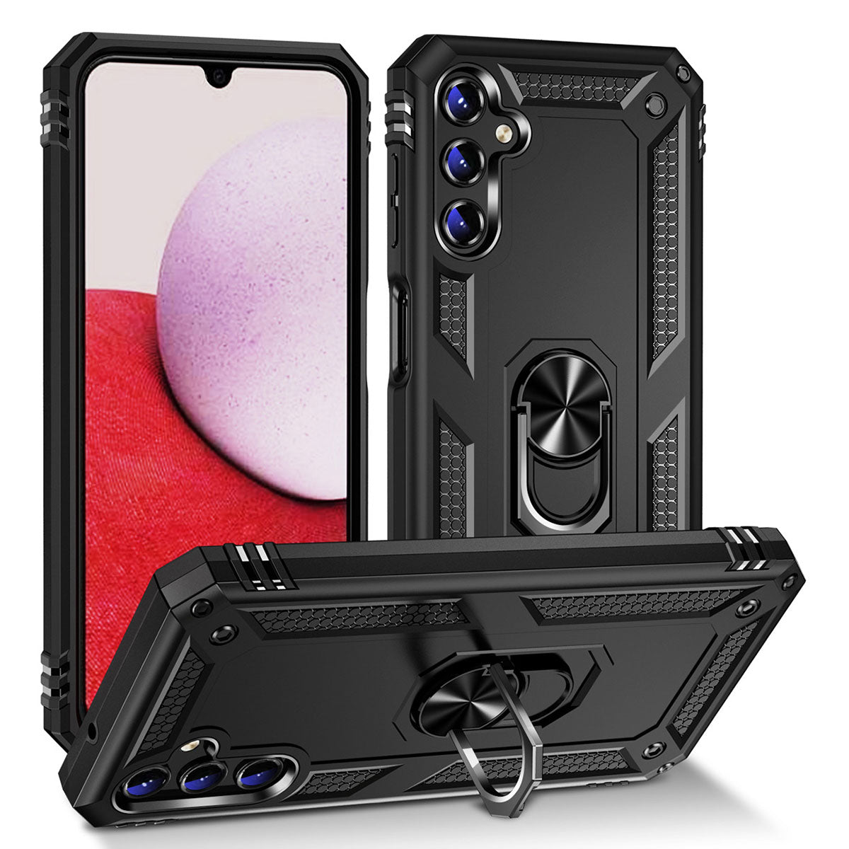 Galaxy A14 Kılıf Zore Vega Kapak Siyah