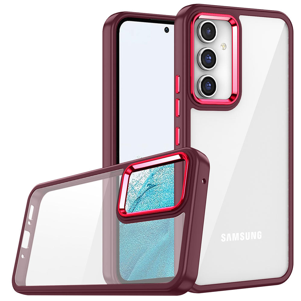 Galaxy A24 Kılıf Zore Flora Kapak Kırmızı