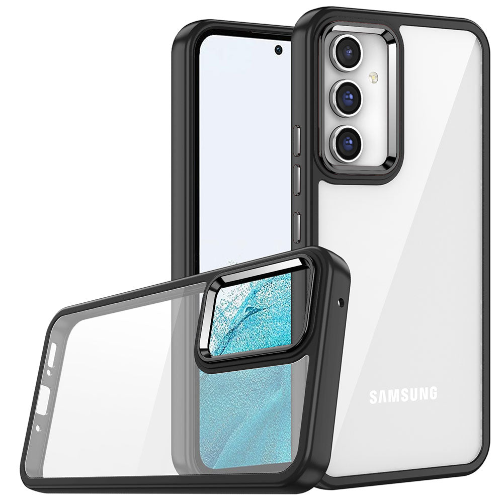 Galaxy A24 Kılıf Zore Flora Kapak Siyah