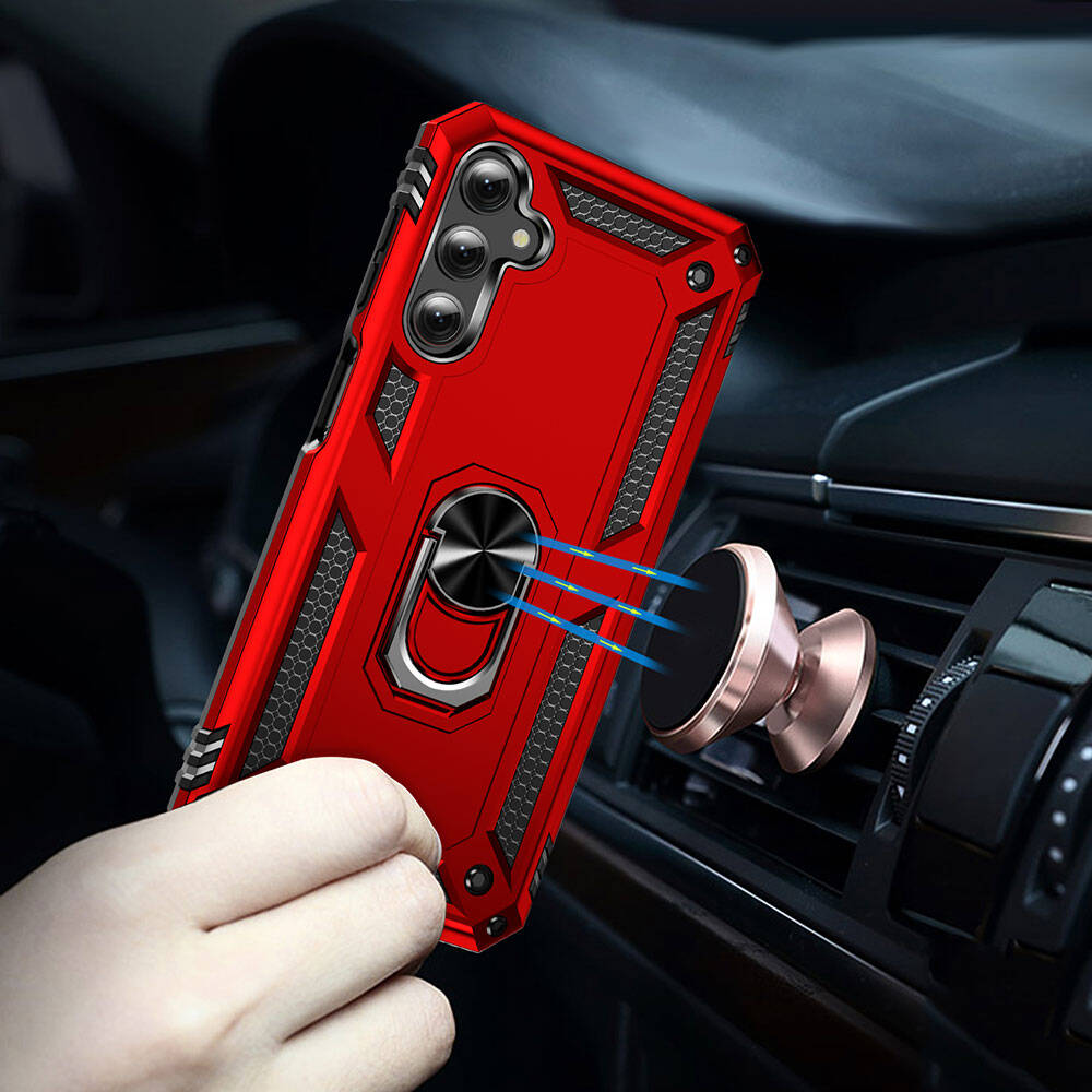 Galaxy A24 Kılıf Zore Vega Kapak Mavi