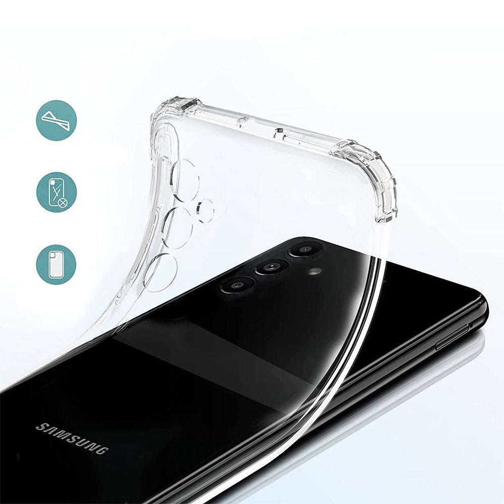 Galaxy A34 Kılıf Zore 2mm Anti Shock Silikon Renksiz