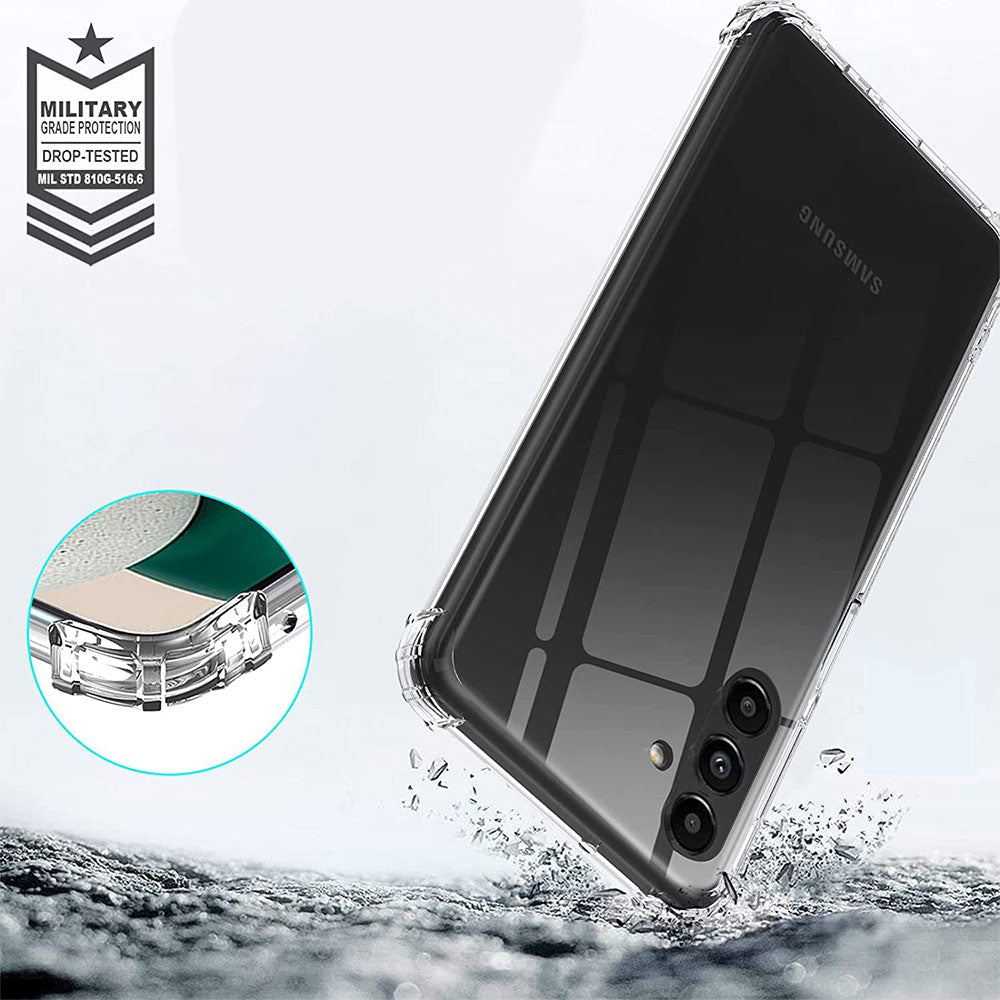 Galaxy A34 Kılıf Zore 2mm Anti Shock Silikon Renksiz