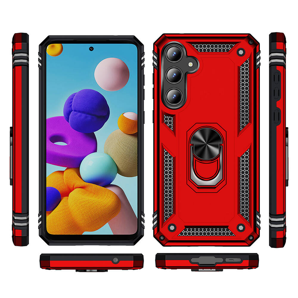 Galaxy A35 Kılıf Zore Vega Kapak Siyah