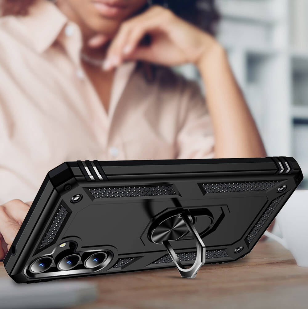Galaxy A35 Kılıf Zore Vega Kapak Siyah
