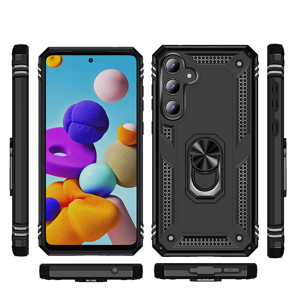Galaxy A35 Kılıf Zore Vega Kapak Siyah