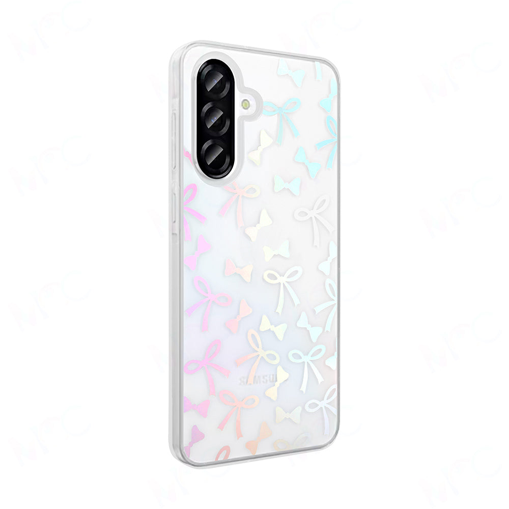 Galaxy A36 Kılıf Şeffaf Figürlü Zore Folk Sert Kapak Çilek