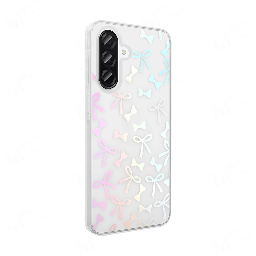 Galaxy A56 Kılıf Şeffaf Figürlü Zore Folk Sert Kapak Kalp