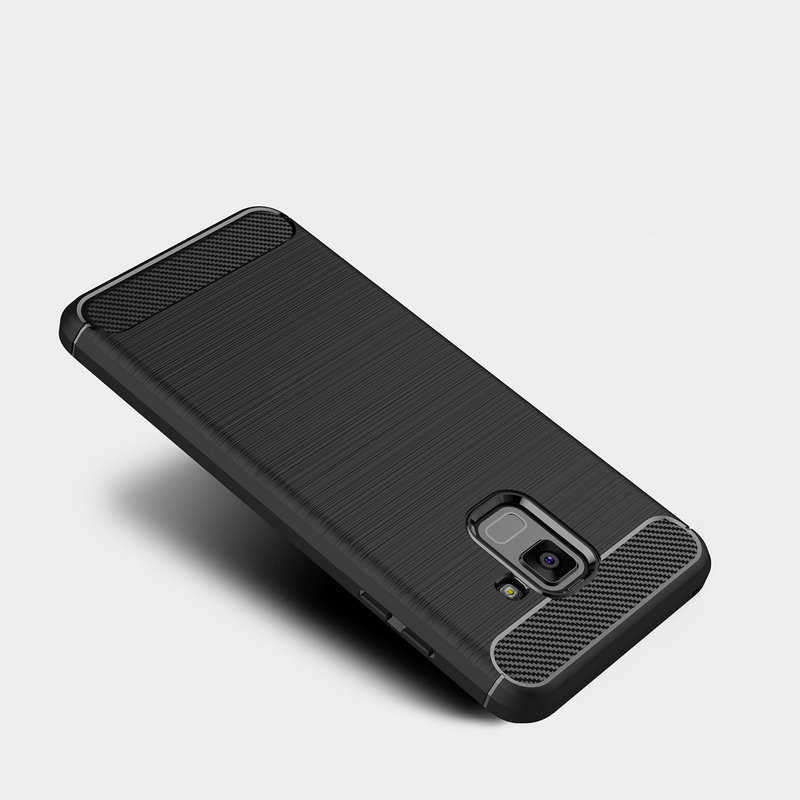 Galaxy A6 2018 Kılıf Zore Room Silikon Kapak Lacivert
