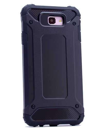 Galaxy A7 2017 Kılıf Zore Crash Silikon Kapak Siyah