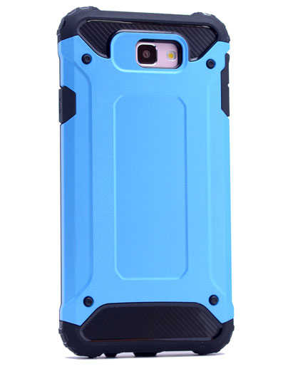 Galaxy A7 2017 Kılıf Zore Crash Silikon Kapak Mavi