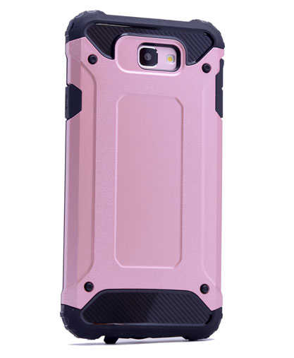 Galaxy A7 2017 Kılıf Zore Crash Silikon Kapak Rose Gold