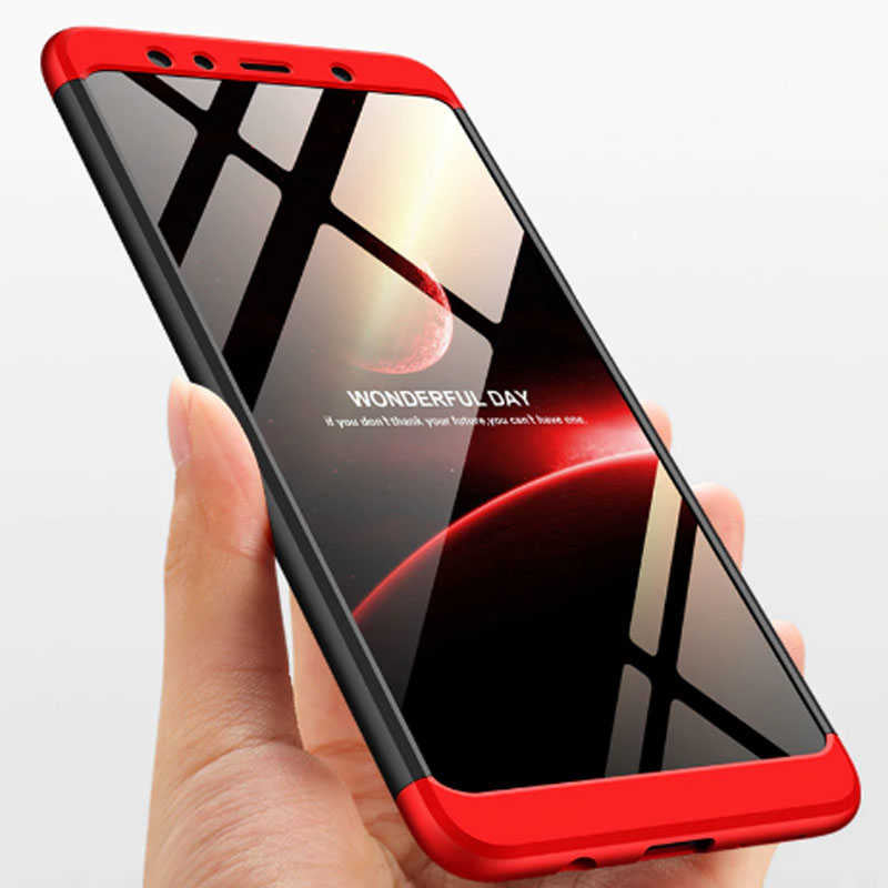 Galaxy A7 2018 Kılıf Zore Ays Kapak Kırmızı