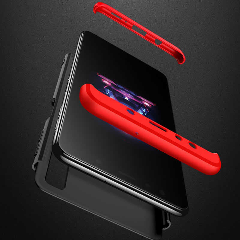 Galaxy A7 2018 Kılıf Zore Ays Kapak Kırmızı