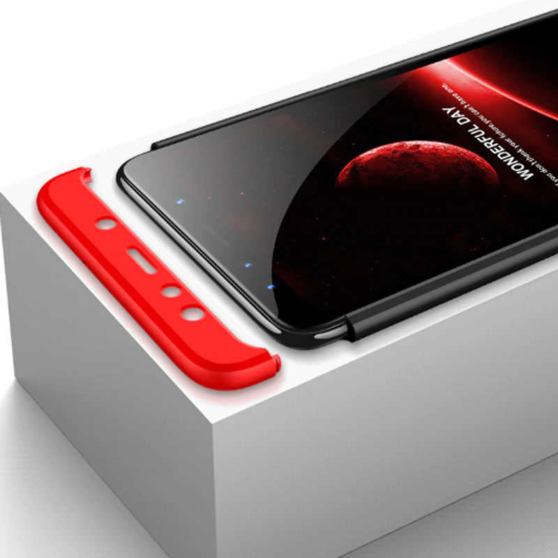 Galaxy A7 2018 Kılıf Zore Ays Kapak Kırmızı