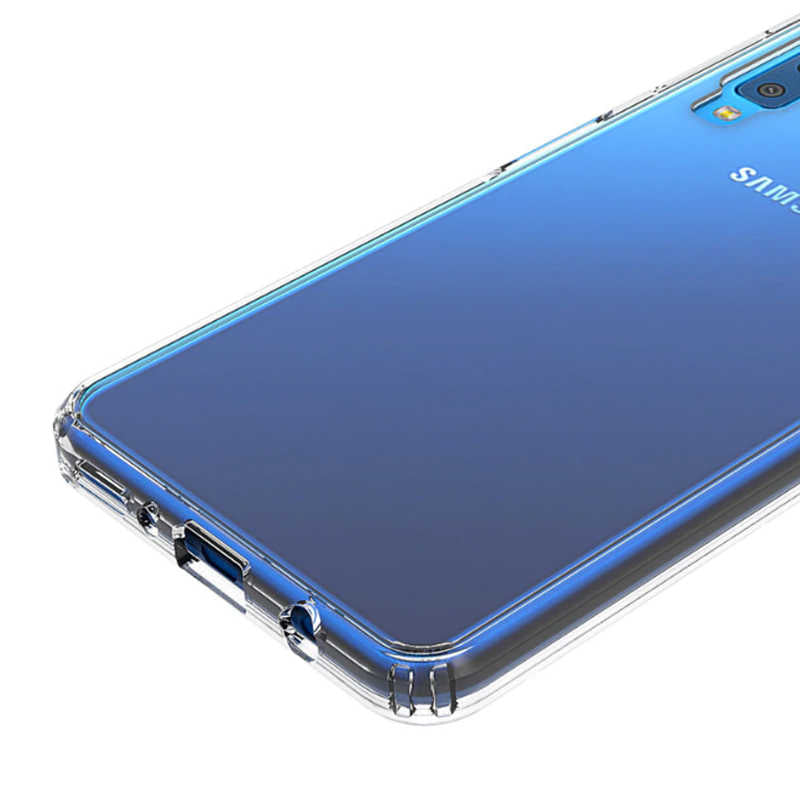 Galaxy A7 2018 Kılıf Zore Nitro Anti Shock Silikon Renksiz
