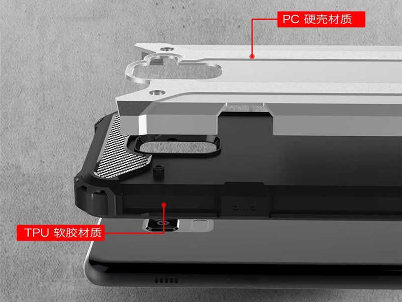 Galaxy A8 Plus 2018 Kılıf Zore Crash Silikon Kapak Gold