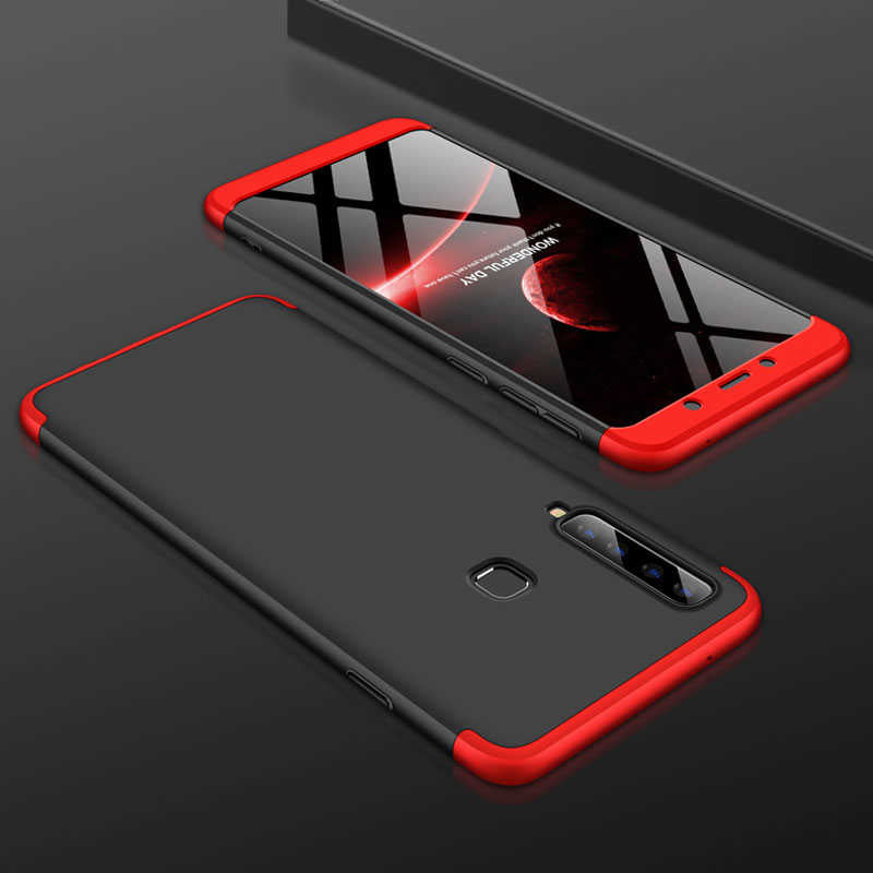Galaxy A9 2018 Kılıf Zore Ays Kapak Kırmızı