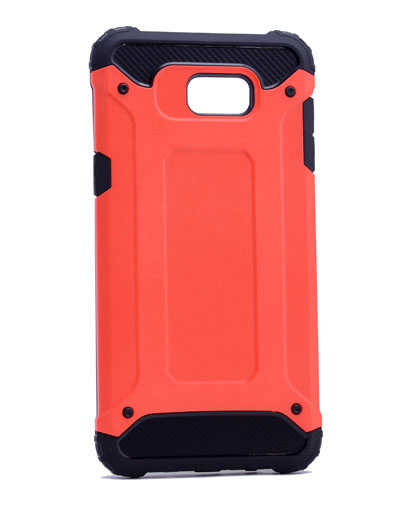 Galaxy C9 Pro Kılıf Zore Crash Silikon Kapak Kırmızı