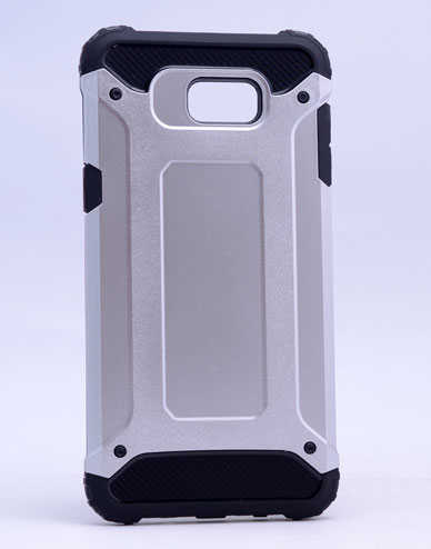 Galaxy C9 Pro Kılıf Zore Crash Silikon Kapak Gri