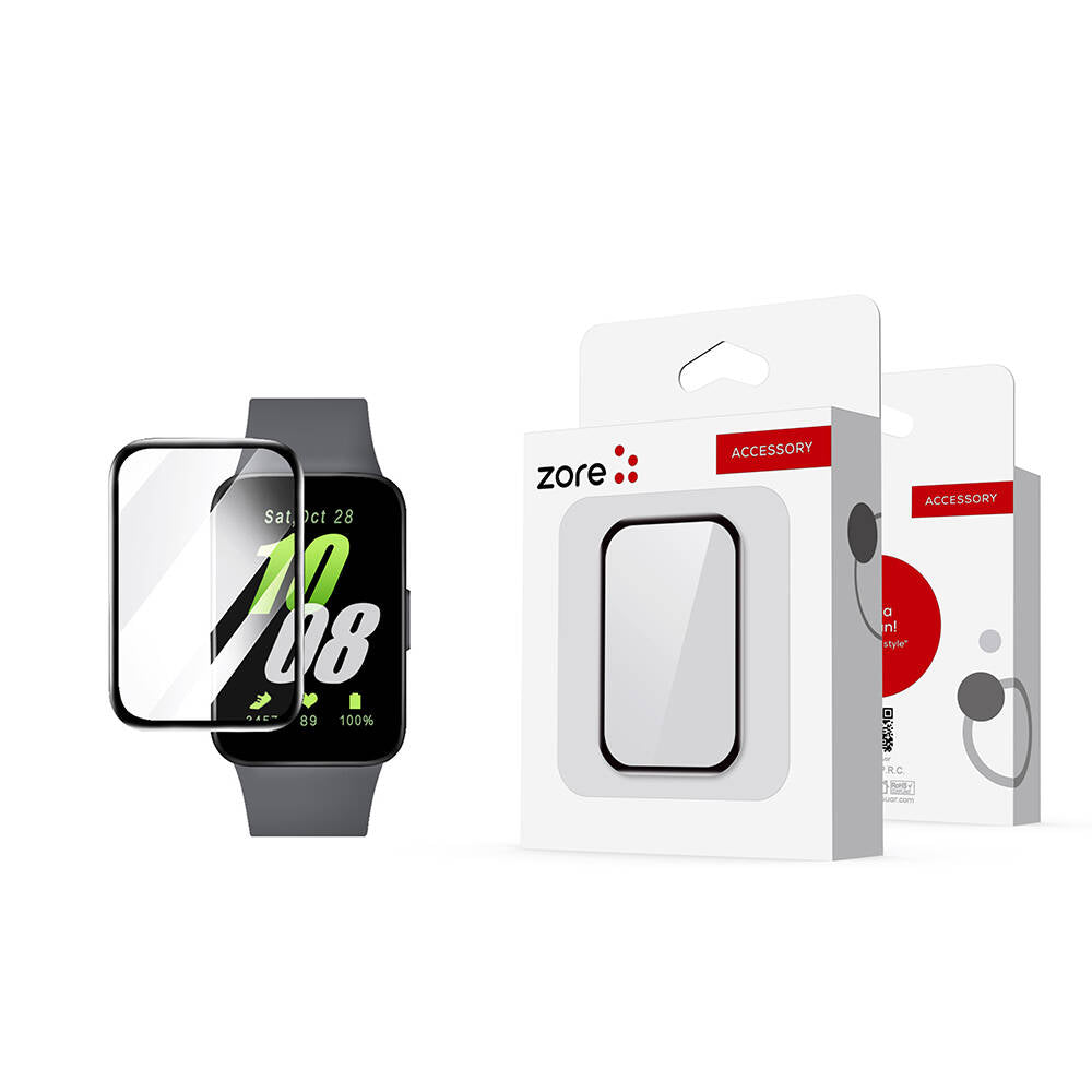 Galaxy Fit 3 Zore PMMA Pet Saat Ekran Koruyucu Siyah