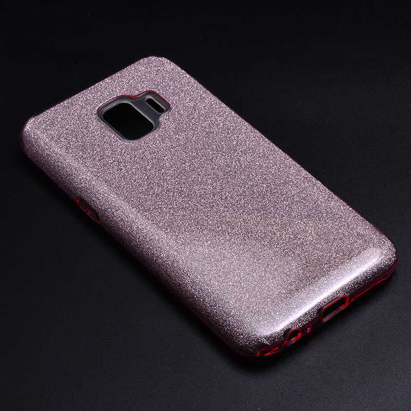 Galaxy J2 Core Kılıf Zore Shining Silikon Rose Gold