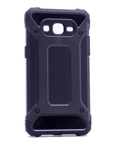 Galaxy J2 Prime Kılıf Zore Crash Silikon Kapak Siyah