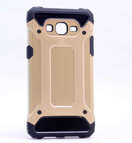 Galaxy J2 Prime Kılıf Zore Crash Silikon Kapak Gold