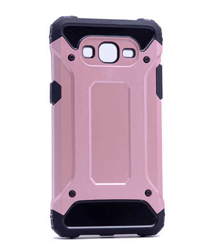 Galaxy J2 Prime Kılıf Zore Crash Silikon Kapak Rose Gold