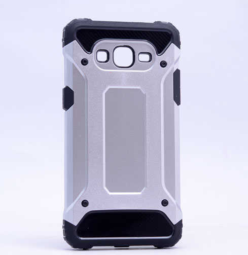 Galaxy J2 Prime Kılıf Zore Crash Silikon Kapak Gri