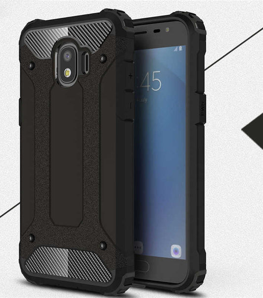 Galaxy J2 Pro 2018 Kılıf Zore Crash Silikon Kapak Siyah