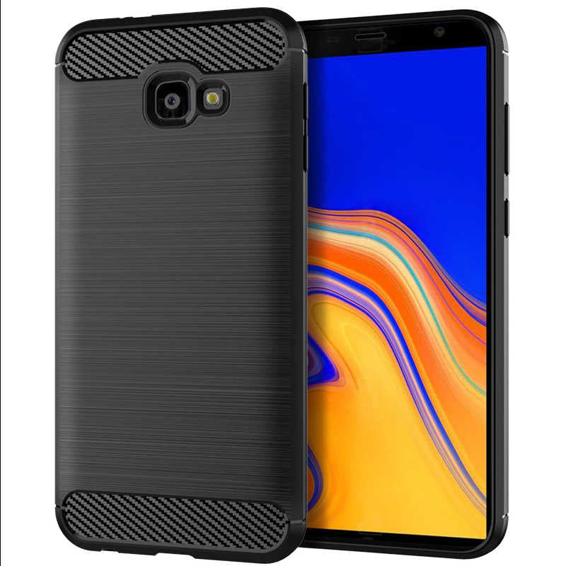 Galaxy J4 Plus Kılıf Zore Room Silikon Kapak Lacivert
