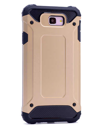 Galaxy J5 Prime Kılıf Zore Crash Silikon Kapak Gold